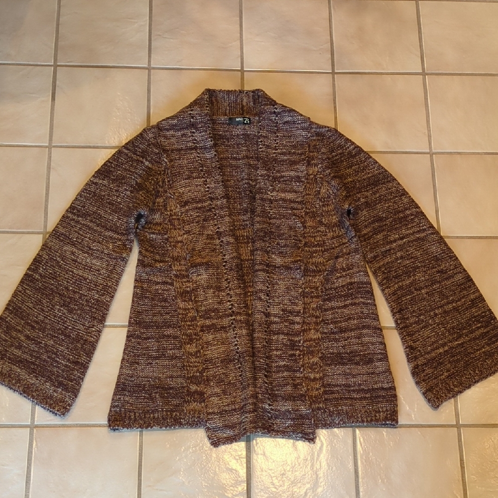Women's Brown Cardigan Sweater